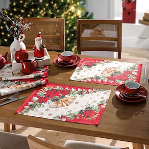 Jogo Americano 4 Peças 45x31cm Clean Dohler Renova Natal 116