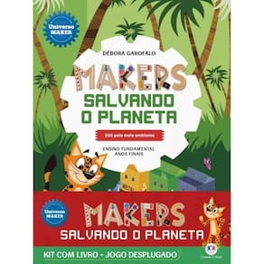Kit Com Livro + Jogo Desplugado - Makers Salvando O Planeta