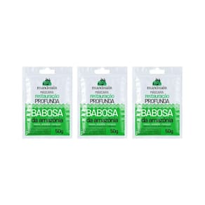 Sache Maxihair 50G Babosa Da Amazonia - Kit Com 3Un