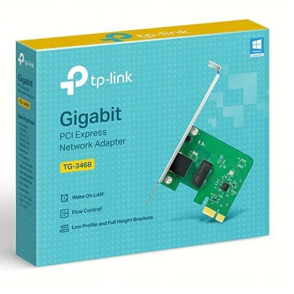 Placa rede 10/100/1000 pci express tg-3468, TP-LINK