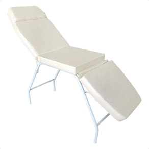 Maca 3 Posições Reclinável Estética Branco Off-White For-Ty