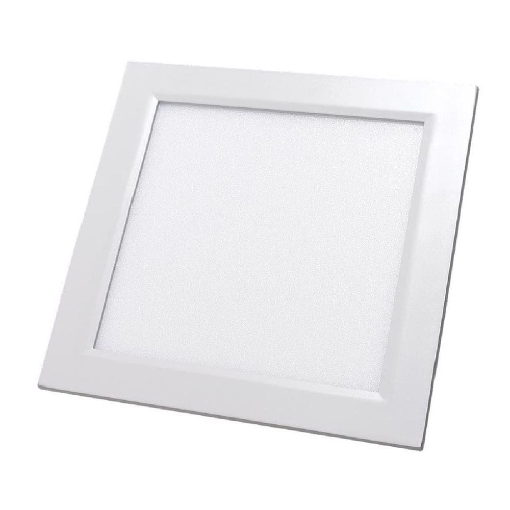 Kit 12 Painel Quadrado Embutir 18W Led Bivolt 6500K Premier