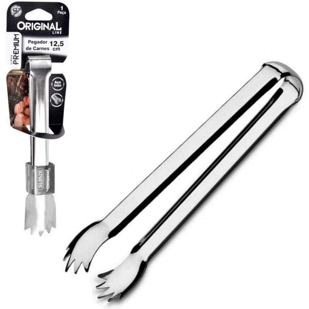 Pegador De Churrasco De Inox 12,5Cm