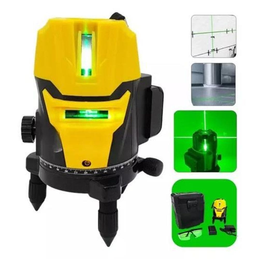 Nivel A Laser Com 5 Linhas Da Bomvink