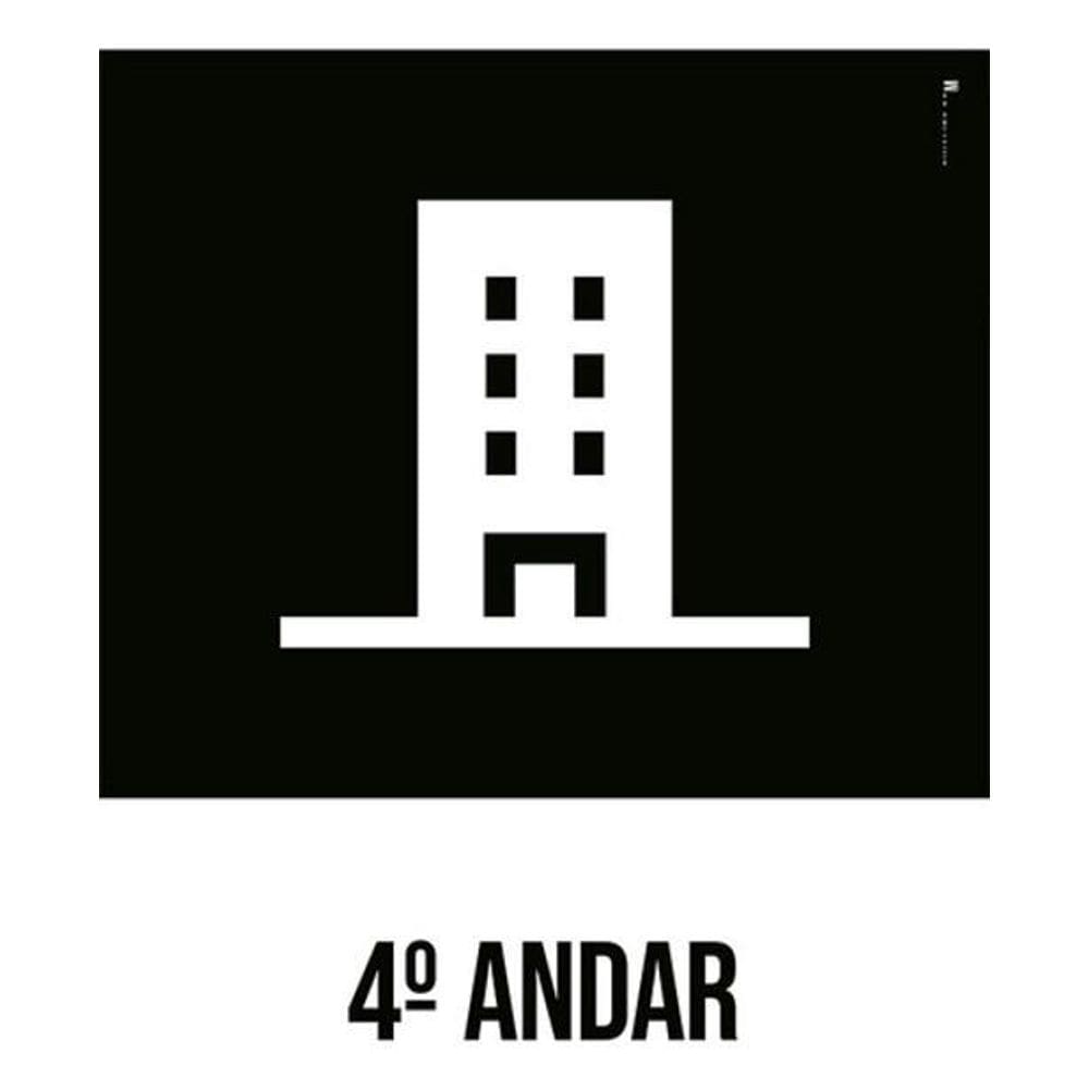 Kit 3 Placas Desenho - 4 Andar