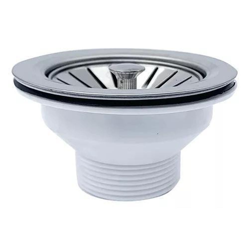 Valvula Para Pia 9Cm Inox Pen Tech