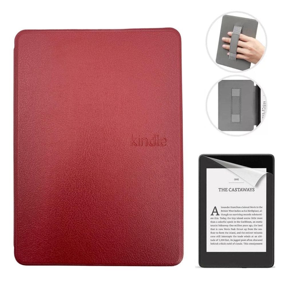Capa Magnética Com Alça Para Kindle 12 6.0 Rs23Cv + Película