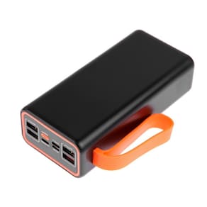 Carregador Turbo Power Bank 30000Mah 4 Usb E Entrada Usb-C