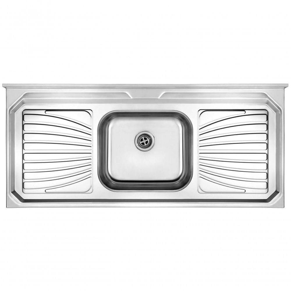 Pia De Inox 1,30 X 0,53 Com Escorredor