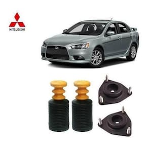 2 Kit Coxim Batente Coifa Dianteiro Mitsubishi Lancer 2008 2009 2010 2011
