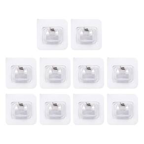 Kit 10 Suportes De Varão Cortina Autoadesivo Mercado Pietra