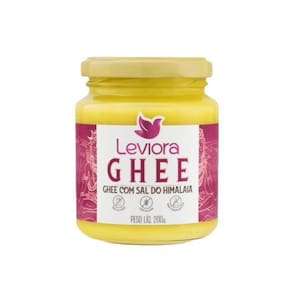 Manteiga Ghee Com Sal Do Himalaia Sem Lactose Leviora 200G