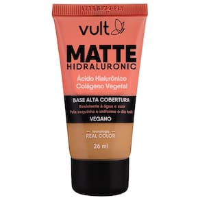 Vult Base Alta Cobertura Vegano Matte Hidraluronic V320 26Ml