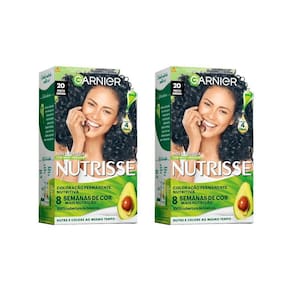 Coloraçao Nutrisse 20 Preto Amora- Kit Com 2Un