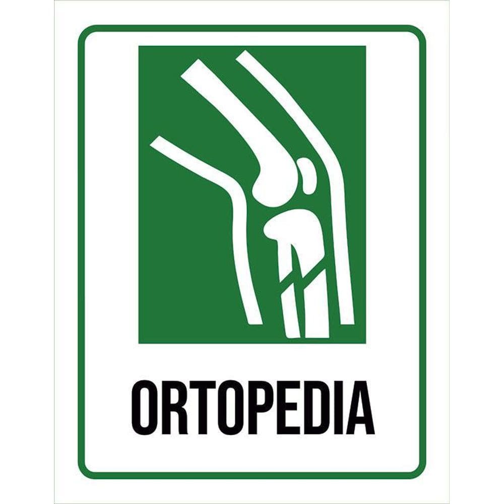 Placa Sinalização Hospitalar Ortopedia 36X46