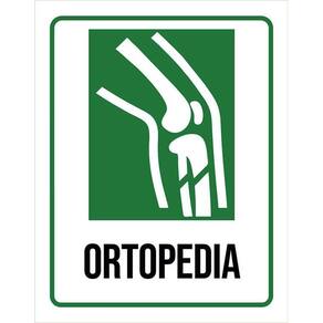 Placa Sinalização Hospitalar Ortopedia 36X46