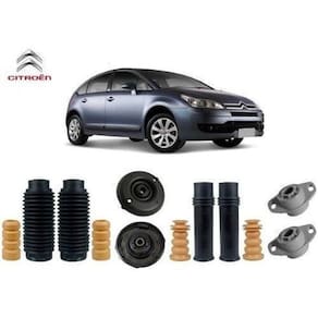 4 Coxim Batente Coifa Dianteiro Traseiro Citroen C4 2007 2008 2009 2010
