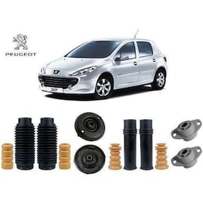 4 Kit Coxim Batente Dianteiro Traseiro Peugeot 307 2008 2009 2010 2011 2012