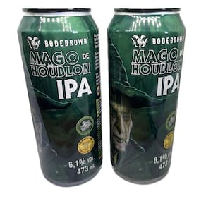 Kit 2 Cervejas Mago De Houblon Latão 473Ml Ipa Bodebrown