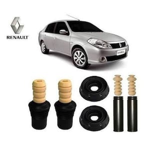 4 Kit Coxim Batente Coifa Dianteiro Traseiro Symbol 2009 2010 2011 2012