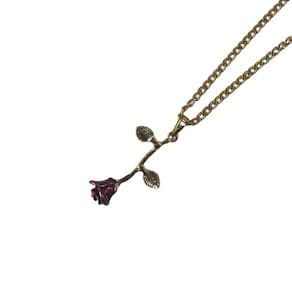 Colar Corrente Feminino Maria Mulambo Rosa Rx 3,5 Cm Dourado