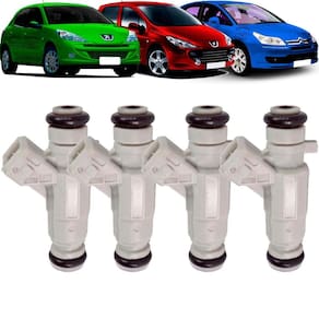 Kit 4 Bico Injetor Citroen C3 C4 Xsara Peugeot 206 207 307