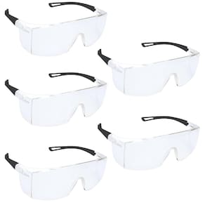 Óculos De Segurança Proteção Incolor Evolution Pro Kit 05 Un