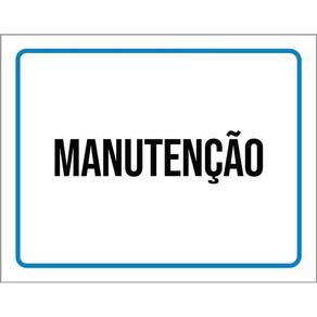 Kit 3 Placas Ambiente Sinalização Setor Manutenção