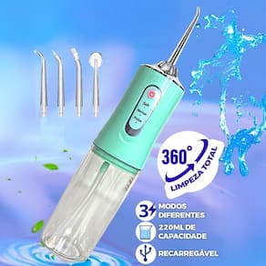 Aparelho Bucal Elétrico 3 Em 1 Limpeza Completa Implantes E