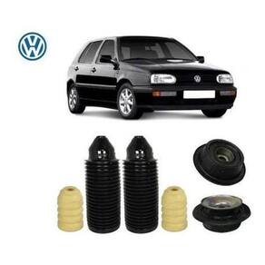 Par Kit Coxim Batente Coifa Dianteiro Golf Alemão Glx Gti 1994 1995
