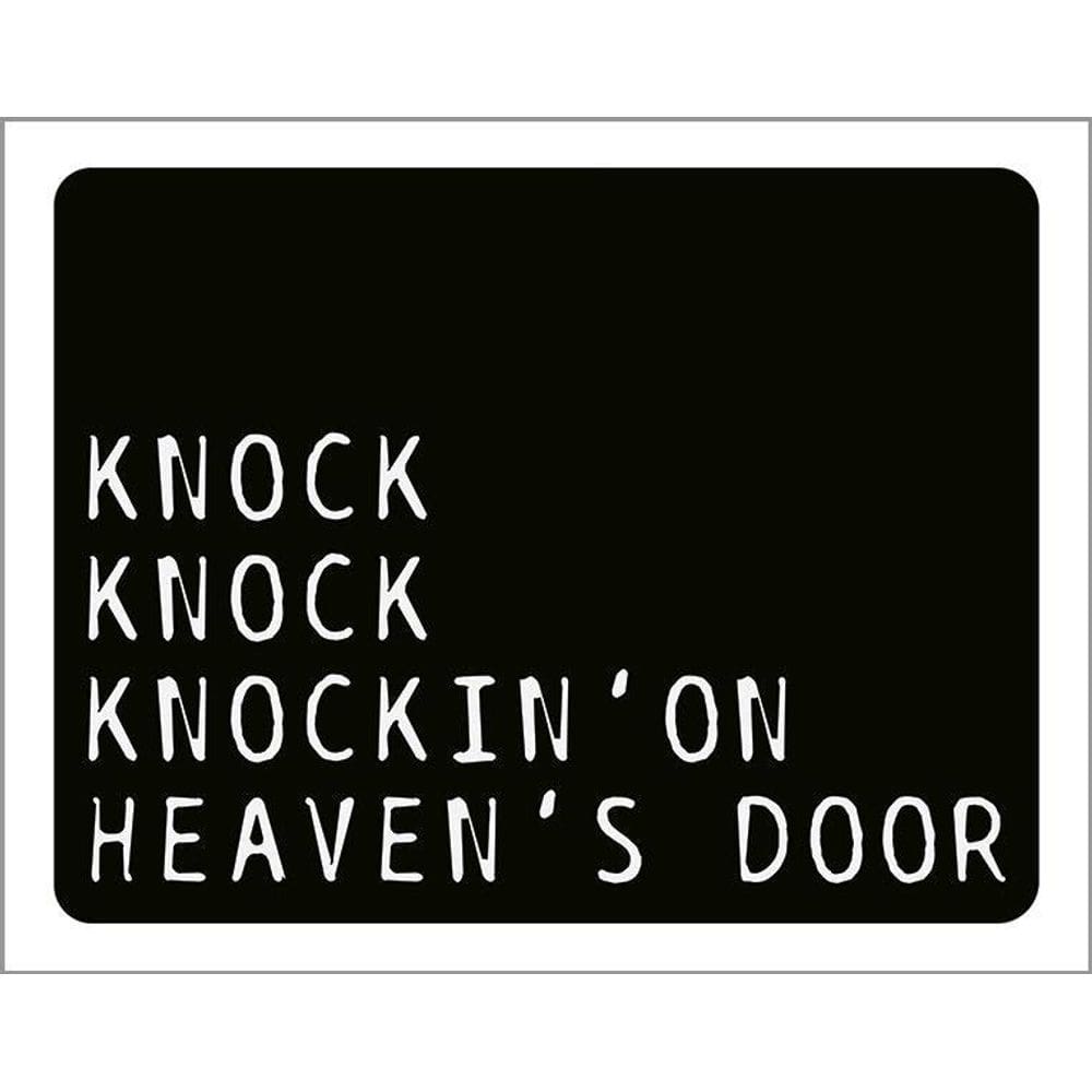 Kit 3 Placas Decorativa - Knock Knockin`On Heaven`S Door
