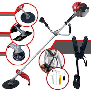 Roçadeira À Gasolina CG430-P TB Anmax 43cc 2HP 2T 9.000rpm Multifuncional Com Carretel de Nylon e Lâmina Facão + Lâmina Circular 80 Dentes Extra