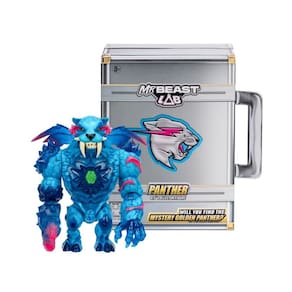 Boneco Colecionável 16cm MrBeast Lab Pantera - Candide