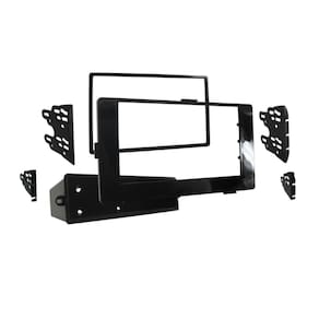 Moldura Som/DVD MP5 1/2 Din Hilux/Corolla 2017-20 Black