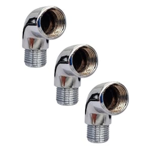 Kit 3 Joelho Cotovelo Curva Metal Crômado Rm X Rf 1/2`` X90