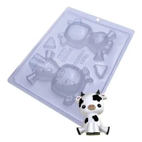 Kit 4 Formas De Acetato E Silicone Vaquinha / Vaca 10205 Bwb