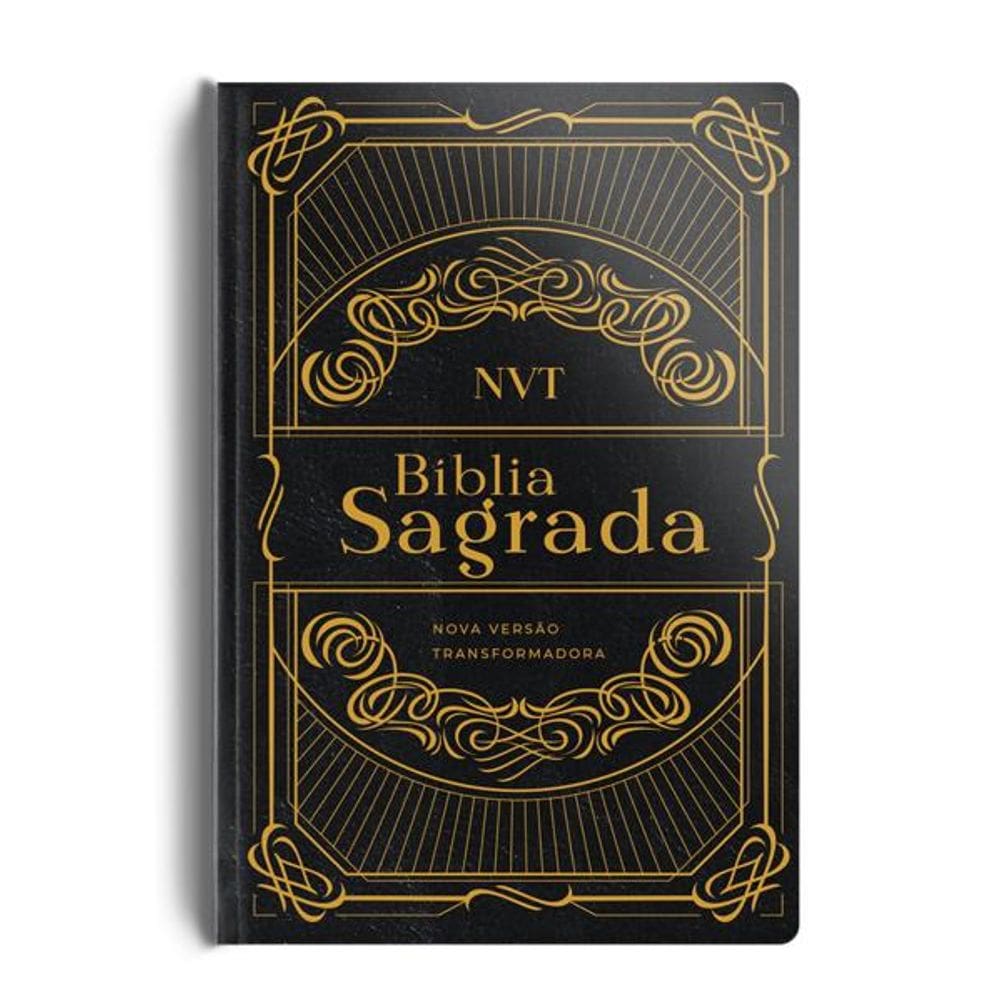 Bíblia Nvt - Capa Semi Luxo Preta