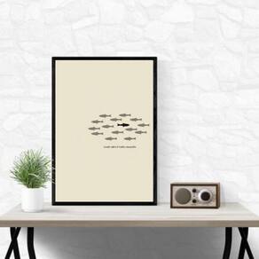 Quadro Você Não É Todo Mundo 24X18Cm - Com Vidro