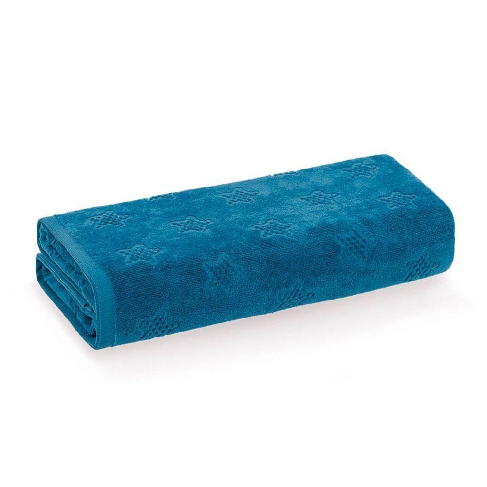 Toalha De Banho Infantil Karsten Estelar índigo Azul 66x140 cm - Única