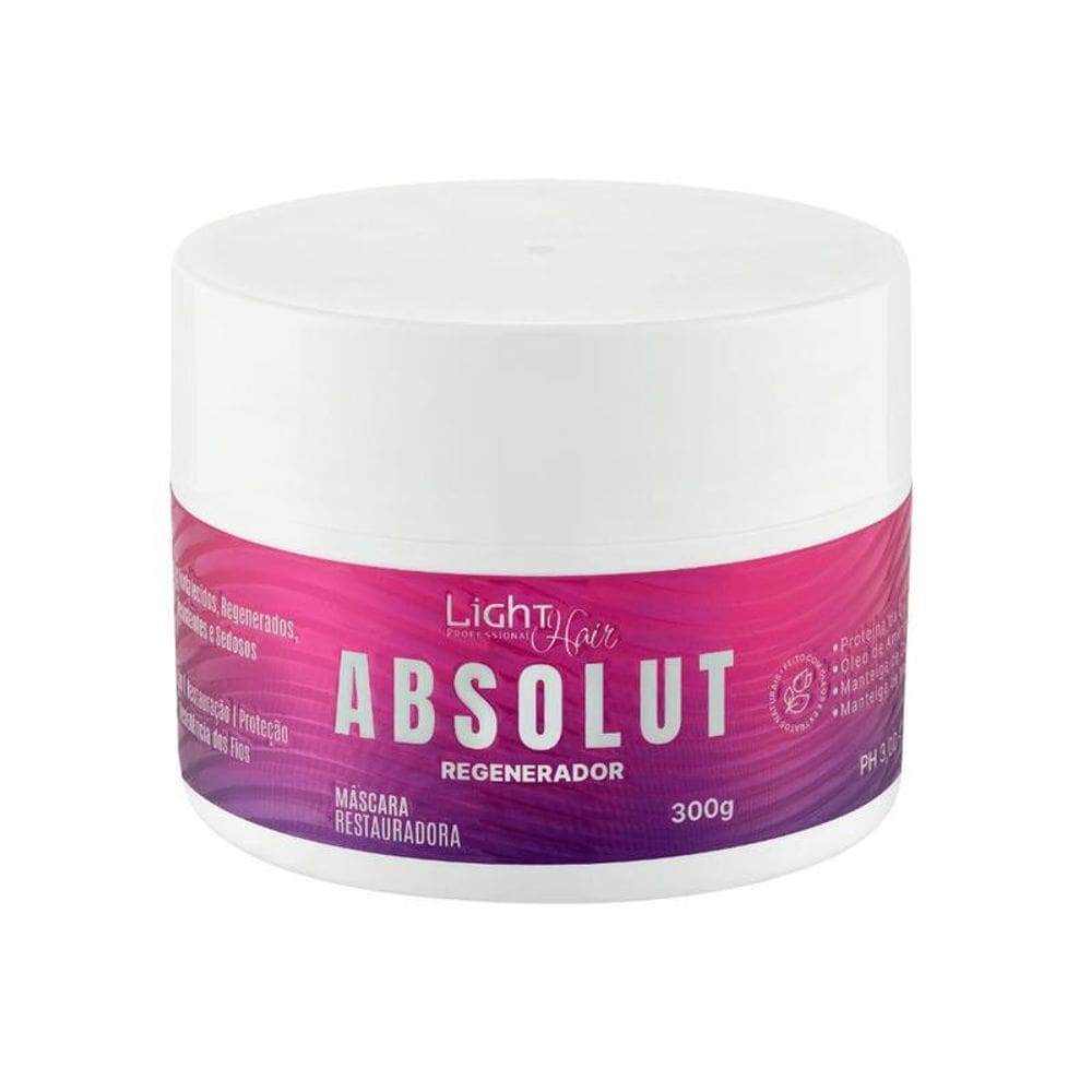 Light Hair Absolut Máscara Regeneradora Dos Fios 300G