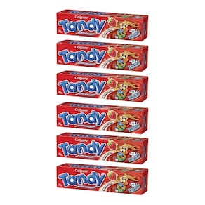 Creme Dental Tandy 50G Morango - Kit Com 6Un