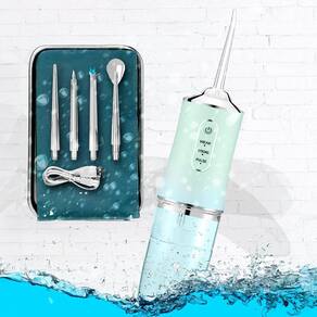 Aparelho Bucal Elétrico Jato Potente Limpeza Completa Dentes