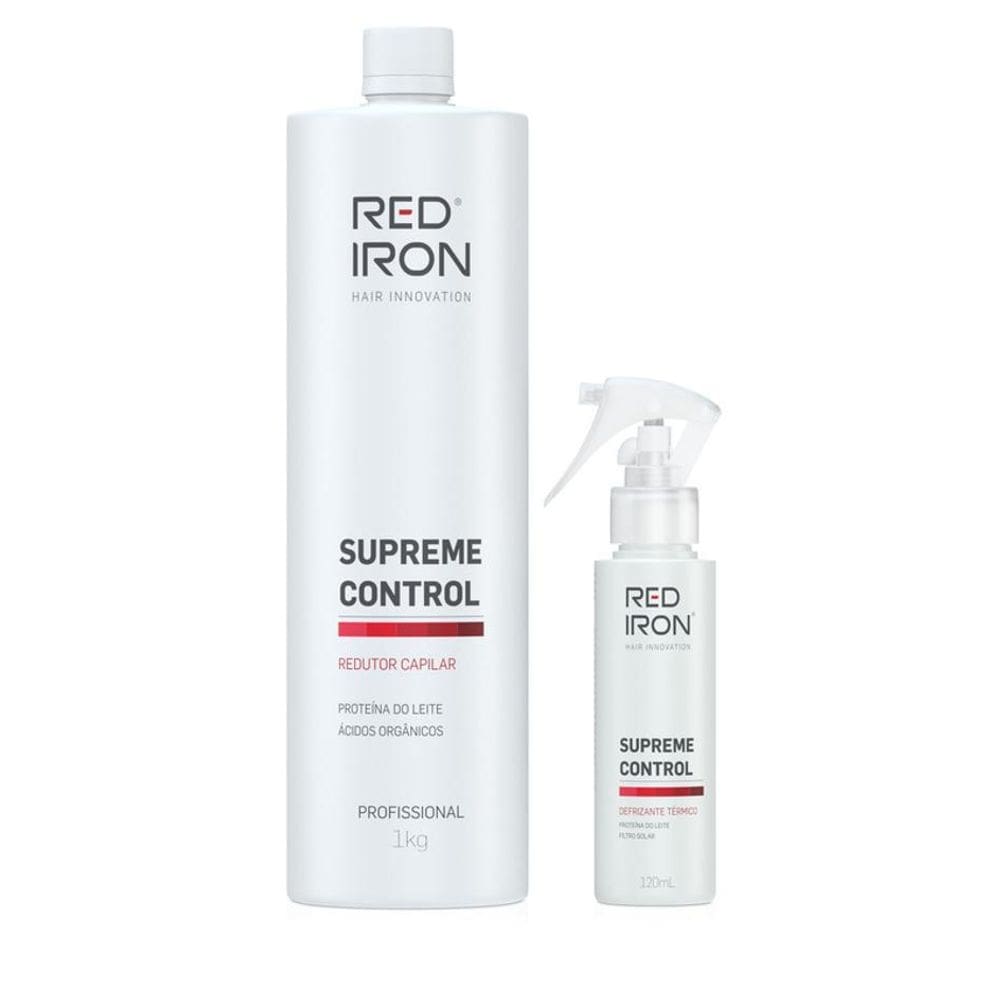 Red Iron Kit Supreme Control Redutor Capilar 1L