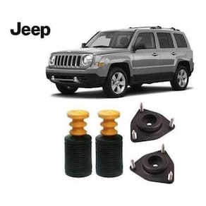 2 Kit Coxim Batente Coifa Dianteiro Jeep Patriot 2007 2008