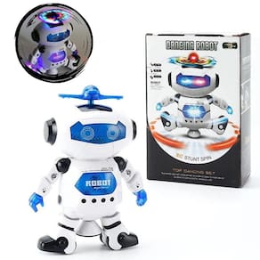 Robô Coptero Dançante Hélice Luz Som Movimentos 360
