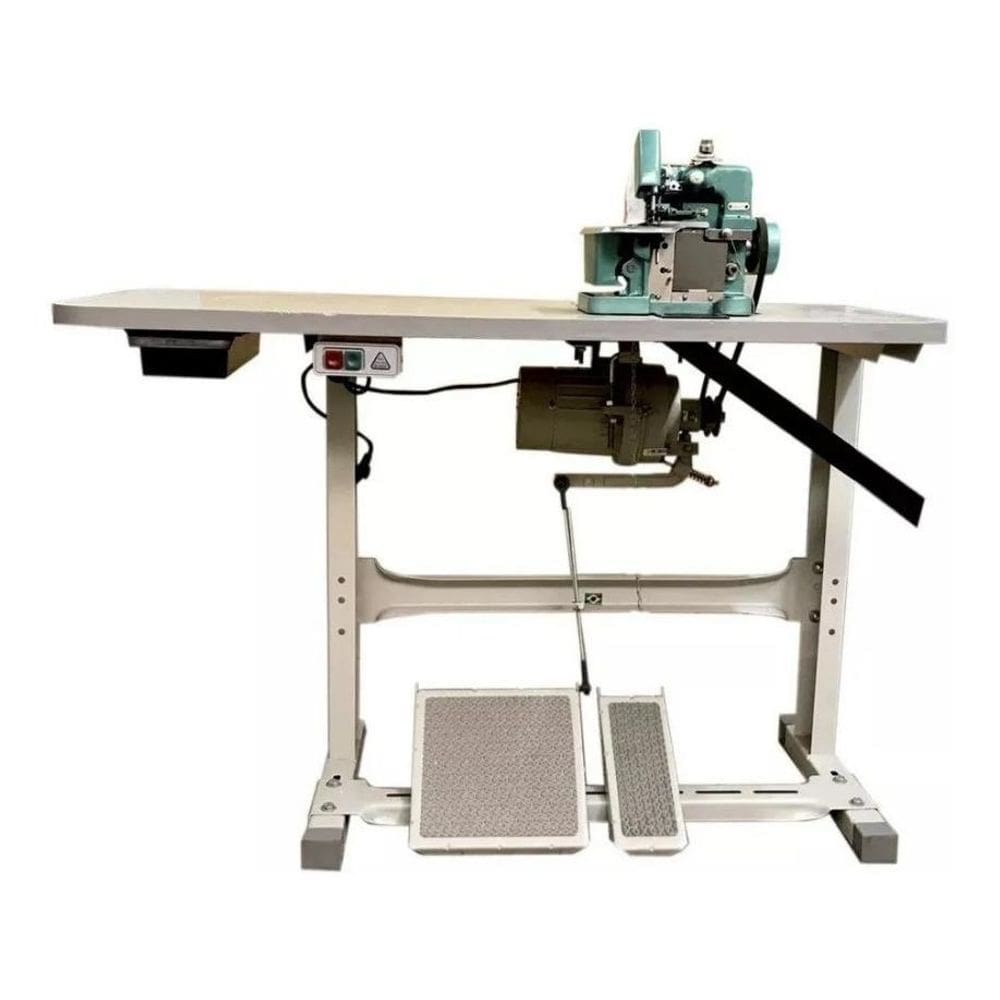 Overlock Semi Industrial+ Motor Grande+Mesa-12 M Garantia