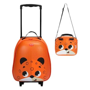 Kit Mochila De Rodinha Com Lancheira Tiny Love Safari Jaguar