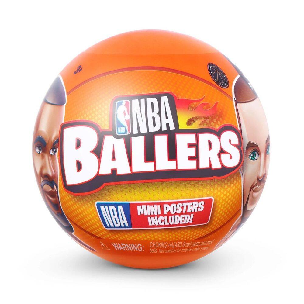 NBA BALLERS バスケットボール 3個セット ミニポスター付 5 SURPRISE NBA Ballers, Série 2, ZURU Unboxing Meninos Basquete