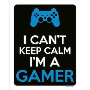 Placa Decorativa - I Can`T Keep Calm Gamer Ps 36X46