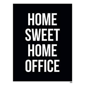 Placa Decorativa - Home Sweet Home Office 36X46